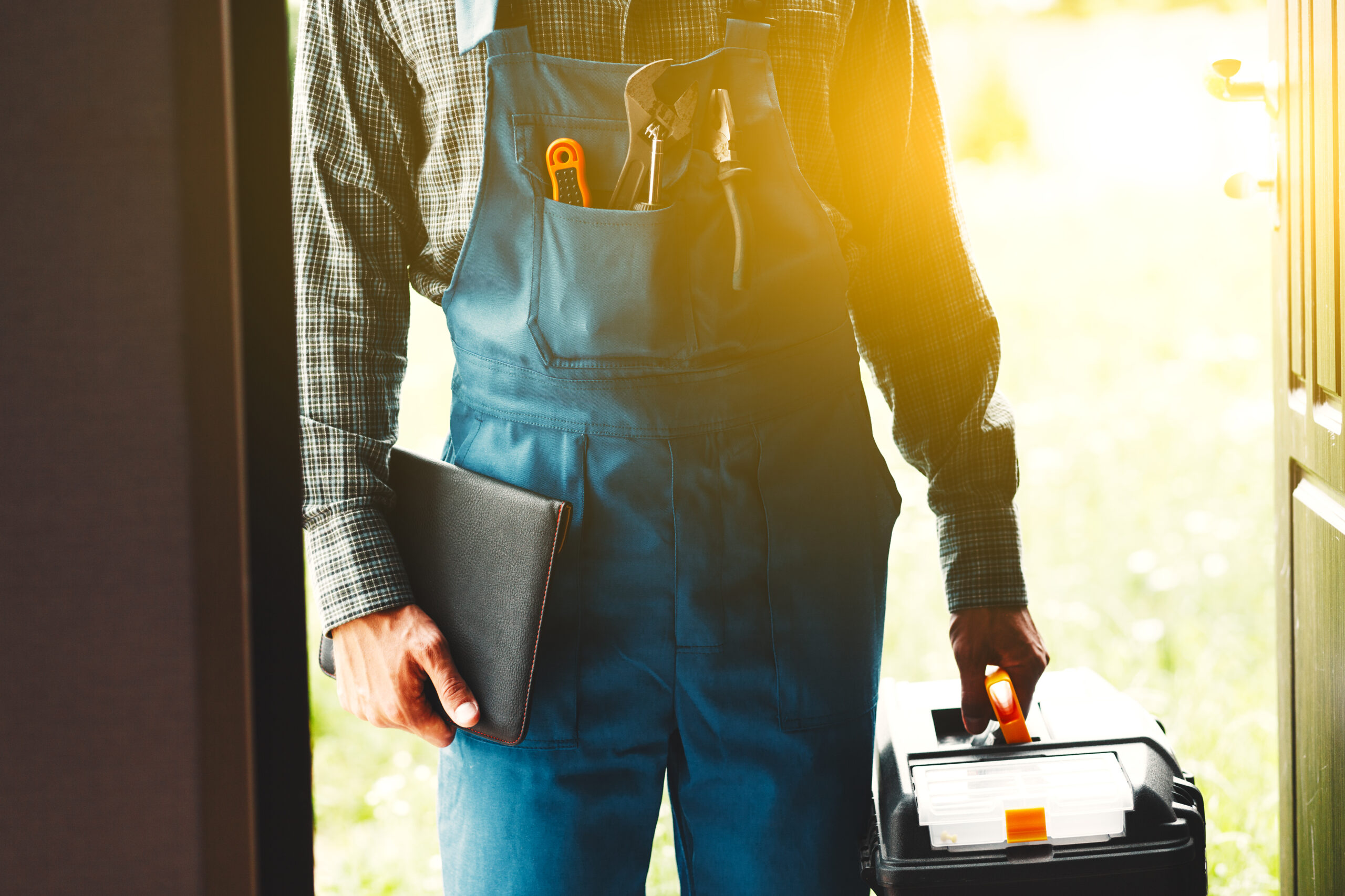 Worker,,Service,Man,,Plumber,Or,Electric